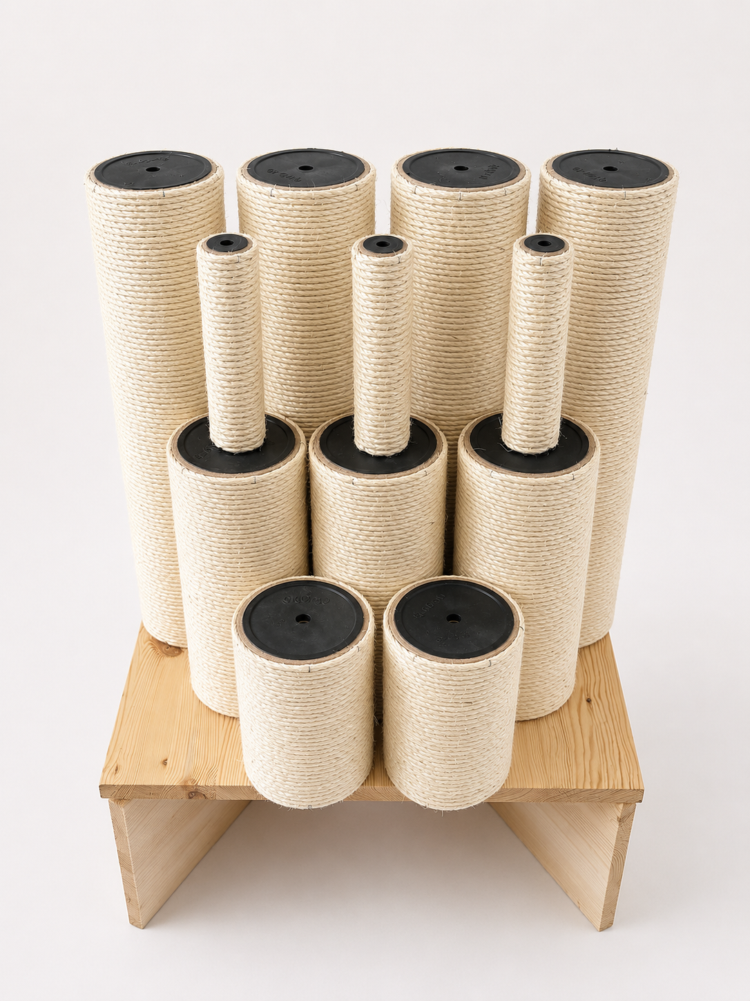 Pack Repuesto Torre Olivia — 1 Pilar de Cada Tamaño (50cm + 30cm + 18.5cm)