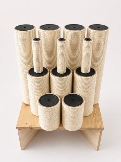 Pack Repuesto Torre Olivia — 1 Pilar de Cada Tamaño (50cm + 30cm + 18.5cm)